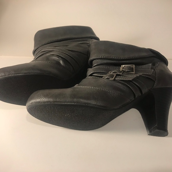 Sold! Madden Girl:Ankle Boots, slip on w/buckle - Picture 5 of 7